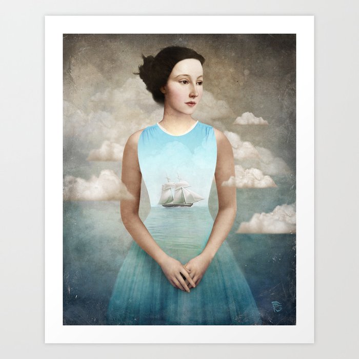 Discover the motif INNER OCEAN by Christian Schloe as a print at TOPPOSTER