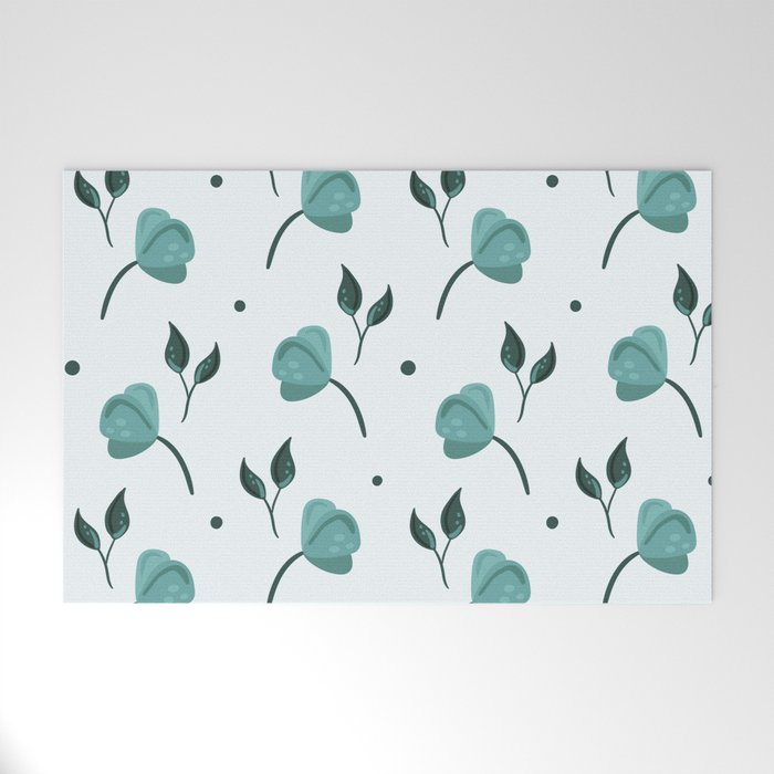 Tulip pattern Welcome Mat