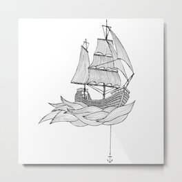 The ship Metal Print