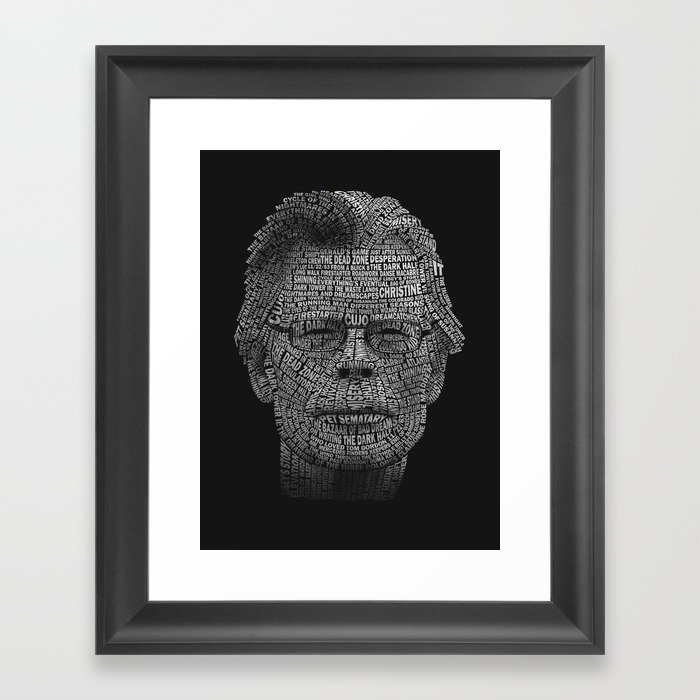 Stephen King "The Works" Print Framed Art Print