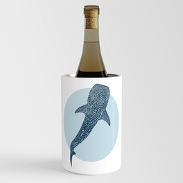 Whale Shark - Blue Circle Wine Chiller