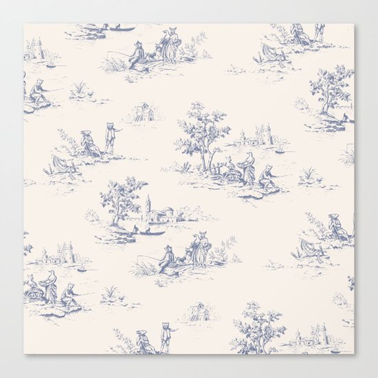 Animal Jouy Canvas Print