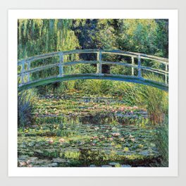 Claude Monet - The Water Lily Pond and the Japanese Bridge Art Print