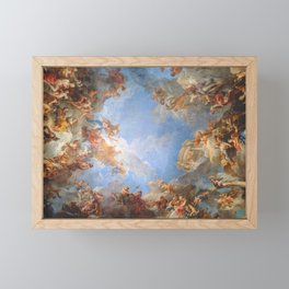 Fresco in the Palace of Versailles Framed Mini Art Print