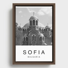 Sofia, Bulgaria Framed Canvas