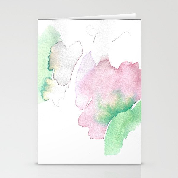 Minimalist watercolor Stationery Cards by Stella's School