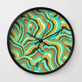 Giant Coral Wall Clock