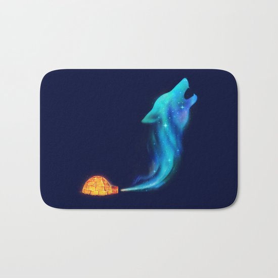 Arctic Howl Bath Mat