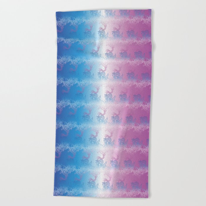 Dragon Tri Color Beach Towel