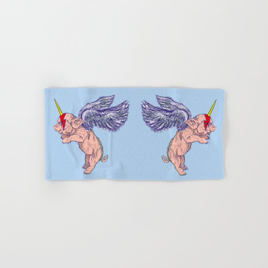 Super Unicorn Piglet Hand & Bath Towel