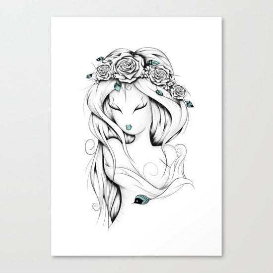 Poetic Gypsy Canvas Print