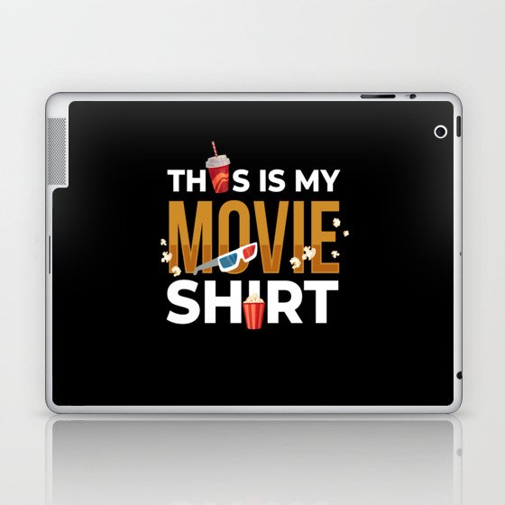 This Is My Movie Shirt Film Kino Laptop & iPad Skin