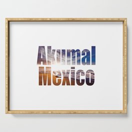 Akumal Mexico Serving Tray