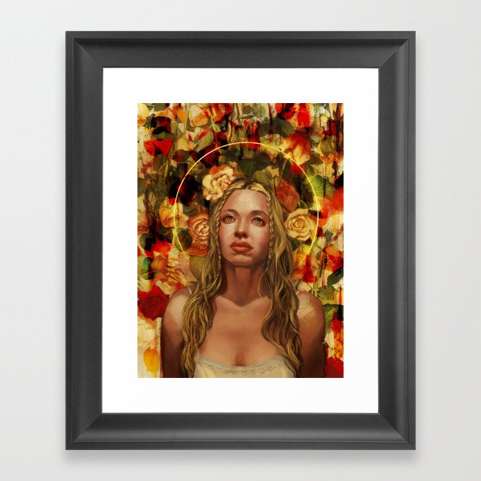 The Martyrdom of Saint Cassie Framed Art Print