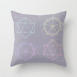 polyhedron 1 Throw Pillow