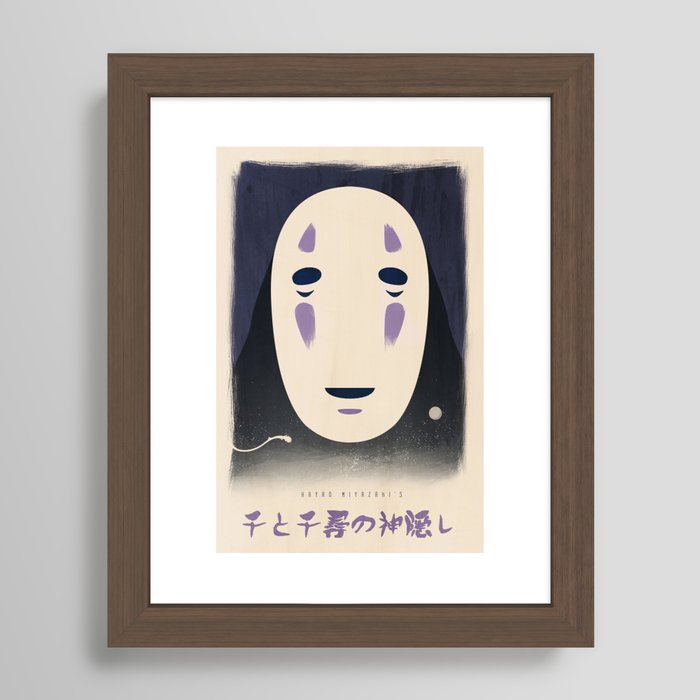 Spirited Away - No Face Print, Miyazaki, Studio Ghibli Framed Art Print