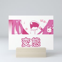 Hentai but still kawaii Mini Art Print