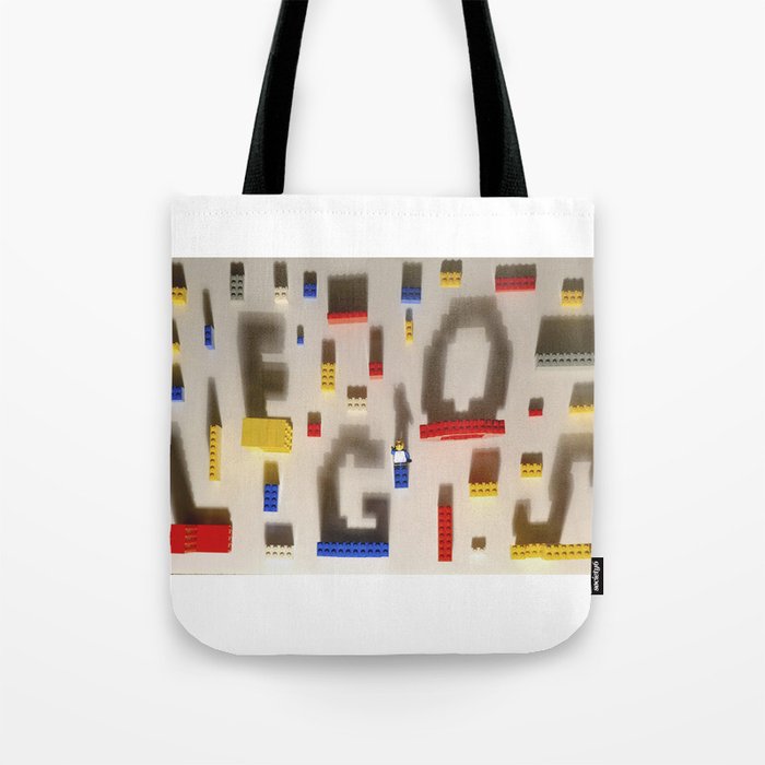 Lego Poster Tote Bag
