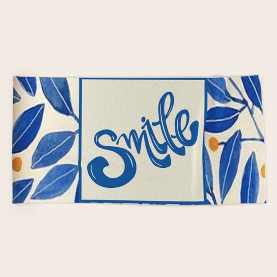 Smile Beach Towel