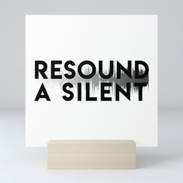 Resound a Silent Logo Light Mini Art Print