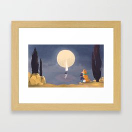 A Boy and His Fox Framed Art Print