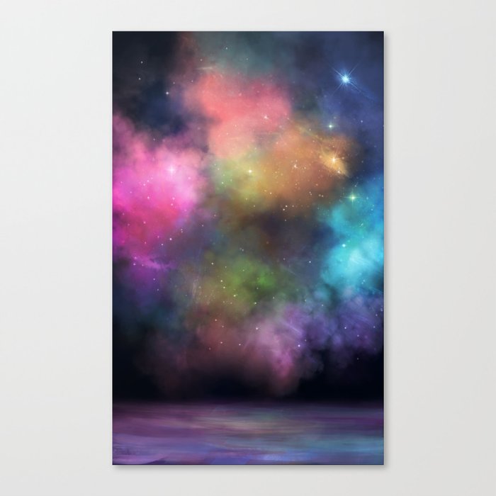 Spacefall Canvas Print