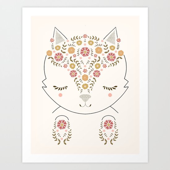 MEOW Art Print