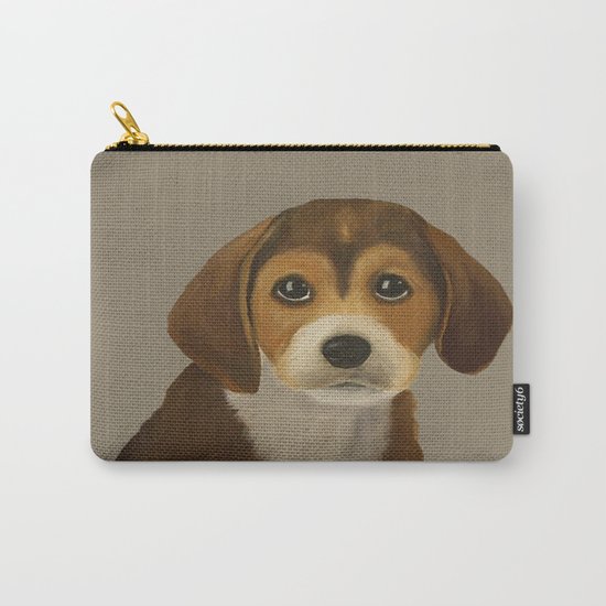 Cute Doggy Painting Carry-All Pouch