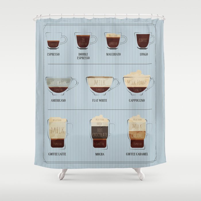 Coffee Lover Shower Curtain