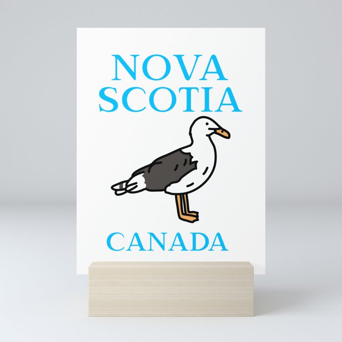 Nova Scotia, Seagull Mini Art Print