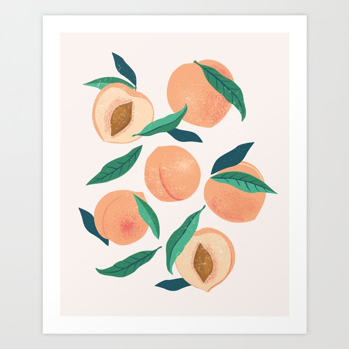 Peach or apricot  Art Print