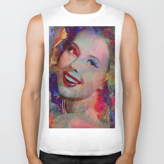 Smile of Pin Up Biker Tank