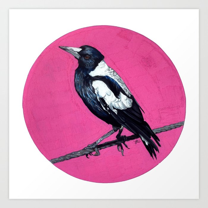 Magpie Art Print