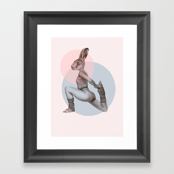 Menagerie Hare Framed Art Print