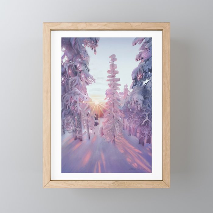 Winter Framed Mini Art Print