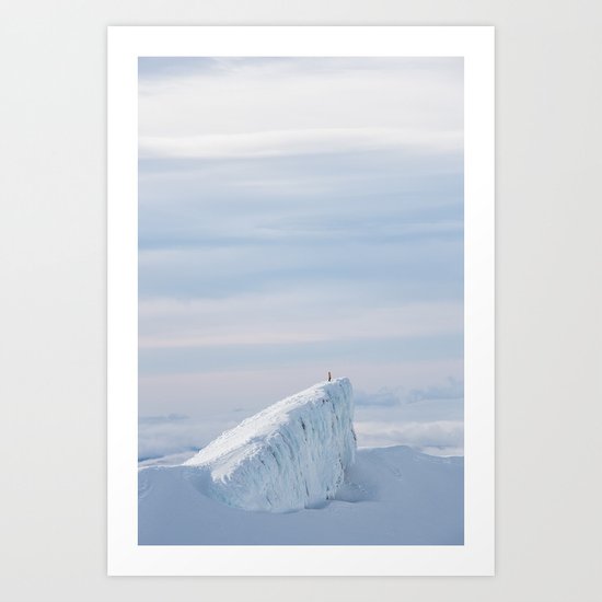 On top of the world Art Print