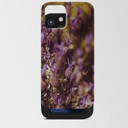 honey bee and french lavender iPhone Card Case