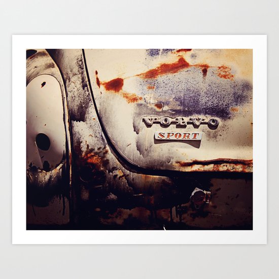 Volvo Sport Art Print