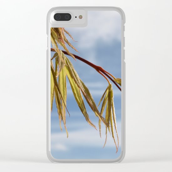 ACER TREE BRANCH IN SPRING Clear iPhone Case