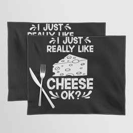 Cheese Board Sticks Vegan Funny Puns Placemat