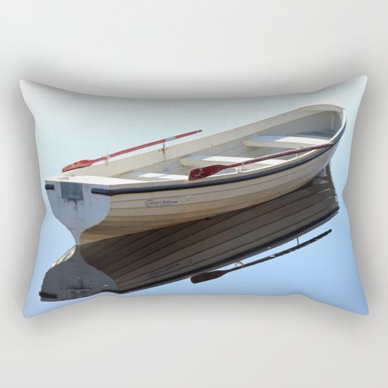 Messing about on the river Rectangular Pillow