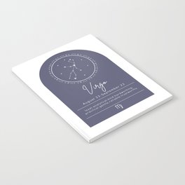 Virgo Zodiac | Denim Arch Notebook