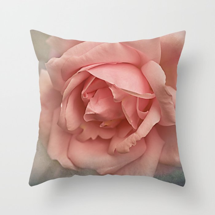 Romantic Rose Throw Pillow