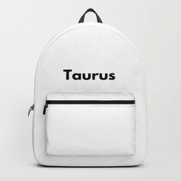 Taurus, Taurus Zodiac Backpack