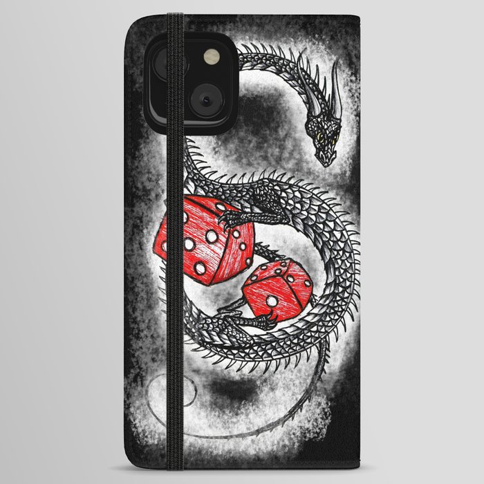 Dice Dragon iPhone Wallet Case