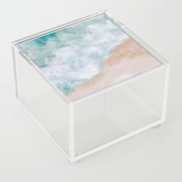 Abstract Ocean Waves Beach Acrylic Box