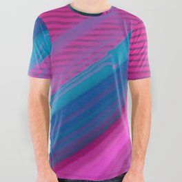 Color Wave ~0 0 7~ All Over Graphic Tee