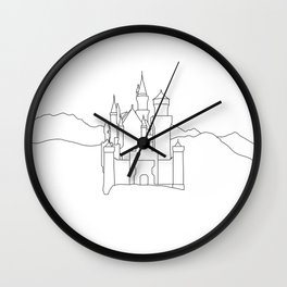 Neuschwanstein Castle Wall Clock