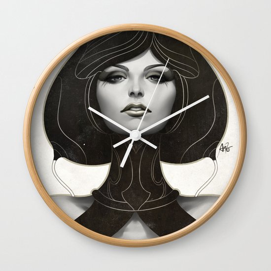 Pepper Spade Wall Clock