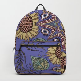 Boho Sunflower Garden Backpack